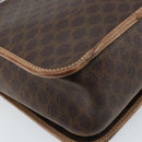 CELINE Macadam Canvas Umhängetasche PVC Leder Auth mr2142-17
