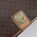 CELINE Macadam Canvas Umhängetasche PVC Leder Auth mr2142-18