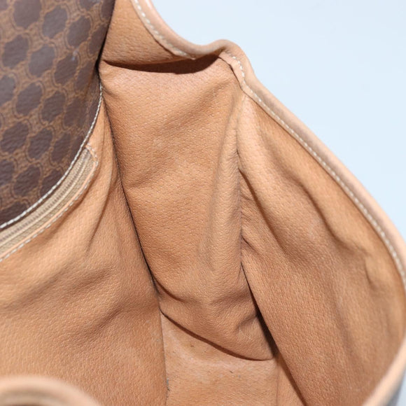 CELINE Macadam Canvas Umhängetasche PVC Leder Auth mr2142