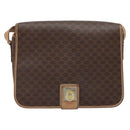 CELINE Macadam Canvas Umhängetasche PVC Leder Auth mr2142-13