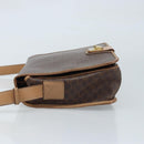 CELINE Macadam Canvas Umhängetasche PVC Leder Auth mr2142-4
