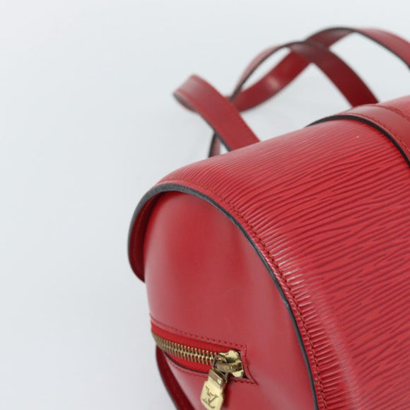 LOUIS VUITTON Epi Soufflot Hand Bag Red M52227 LV Auth mr2144A