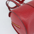 LOUIS VUITTON Epi Soufflot Hand Bag Red M52227 LV Auth mr2144A-13