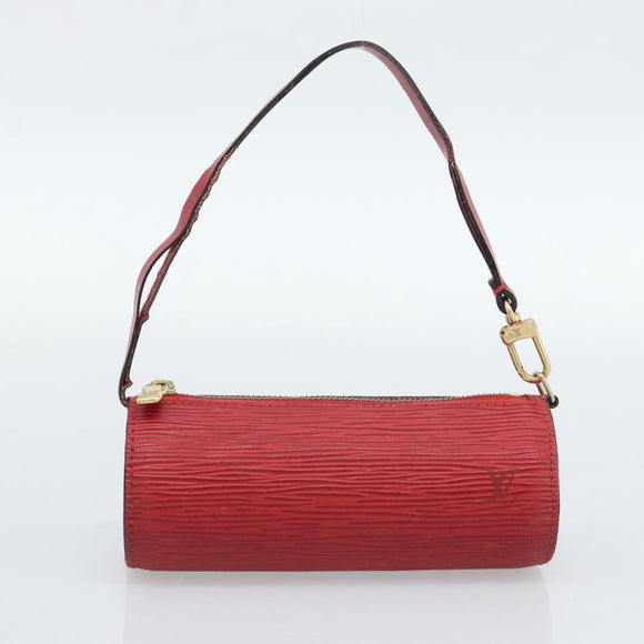 LOUIS VUITTON Epi Soufflot Hand Bag Red M52227 LV Auth mr2144A