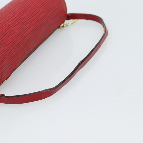 LOUIS VUITTON Epi Soufflot Hand Bag Red M52227 LV Auth mr2144A