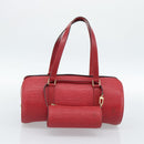 LOUIS VUITTON Epi Soufflot Hand Bag Red M52227 LV Auth mr2144A-31