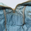 PRADA Hand Bag Nylon Light Blue Gold Auth mr2145A-22