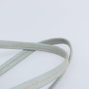 PRADA Hand Bag Nylon Light Blue Gold Auth mr2145A-8