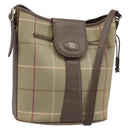 Burberrys Nova Check Shoulder Bag Beige Gold Auth mr2149-1