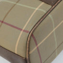 Burberrys Nova Check Shoulder Bag Beige Gold Auth mr2149-14
