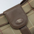 Burberrys Nova Check Shoulder Bag Beige Gold Auth mr2149-10
