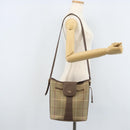 Burberrys Nova Check Shoulder Bag Beige Gold Auth mr2149-18