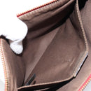 Chloe Shoulder Bag Leather Red Gold Auth mr2151-20