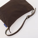 Burberrys Nova Check Blue Label Clutch Bag Canvas 4 Set Brown Beige Auth mr2152-24