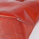 LOUIS VUITTON Monogram Vernis Reade PM Handtasche Rot Rouge M91088 LV Auth mr2154-14