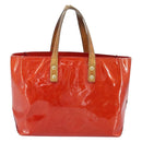 LOUIS VUITTON Monogram Vernis Reade PM Handtasche Rot Rouge M91088 LV Auth mr2154-2