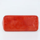 LOUIS VUITTON Monogram Vernis Reade PM Handtasche Rot Rouge M91088 LV Auth mr2154-5