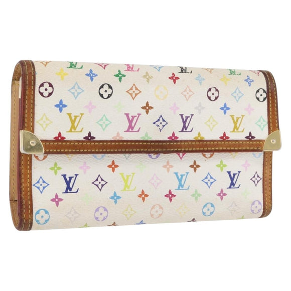 LOUIS VUITTON Multicolor Porte Tresor International Wallet M92659 LV Auth mr2155