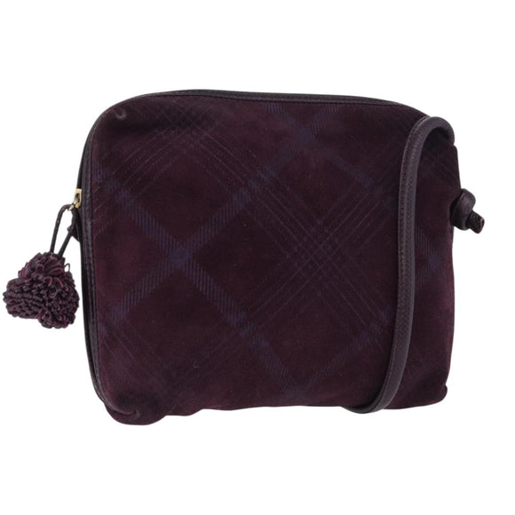 BOTTEGA VENETA Schoudertas Leer Suède Zipangu Goud Goud Auth mr2157