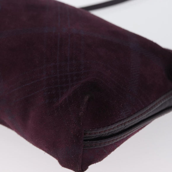 BOTTEGA VENETA Schoudertas Leer Suède Zipangu Goud Goud Auth mr2157