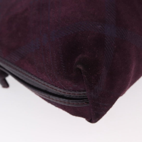 BOTTEGA VENETA Schoudertas Leer Suède Zipangu Goud Goud Auth mr2157