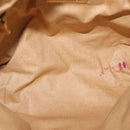 BOTTEGA VENETA Schoudertas Leer Suède Zipangu Goud Goud Auth mr2157-11