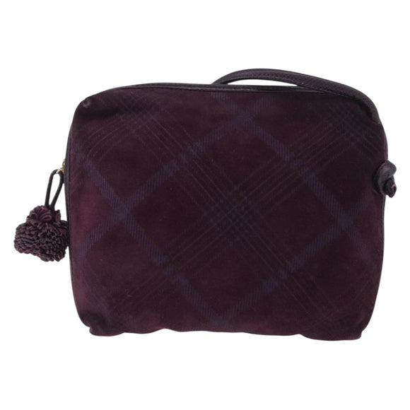 BOTTEGA VENETA Schoudertas Leer Suède Zipangu Goud Goud Auth mr2157