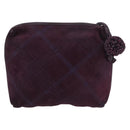 BOTTEGA VENETA Schoudertas Leer Suède Zipangu Goud Goud Auth mr2157-2