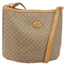 GUCCI Micro GG Supreme Shoulder Bag PVC Beige Gold 001 110 0077 Auth mr2161-1