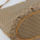 GUCCI Micro GG Supreme Shoulder Bag PVC Beige Gold 001 110 0077 Auth mr2161-11