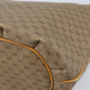 GUCCI Micro GG Supreme Shoulder Bag PVC Beige Gold 001 110 0077 Auth mr2161-12