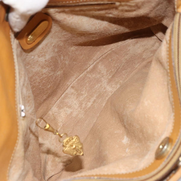 GUCCI Micro GG Supreme Shoulder Bag PVC Beige Gold 001 110 0077 Auth mr2161