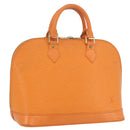 LOUIS VUITTON Epi Alma Hand Bag Orange Mandarin M5214H LV Auth mr2163-1