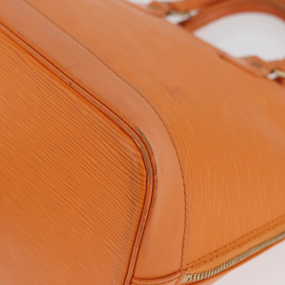 LOUIS VUITTON Epi Alma Hand Bag Orange Mandarin M5214H LV Auth mr2163