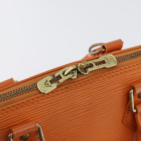LOUIS VUITTON Epi Alma Hand Bag Orange Mandarin M5214H LV Auth mr2163