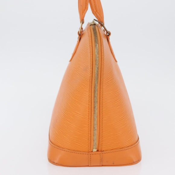 LOUIS VUITTON Epi Alma Hand Bag Orange Mandarin M5214H LV Auth mr2163