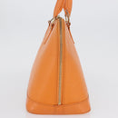 LOUIS VUITTON Epi Alma Hand Bag Orange Mandarin M5214H LV Auth mr2163-5