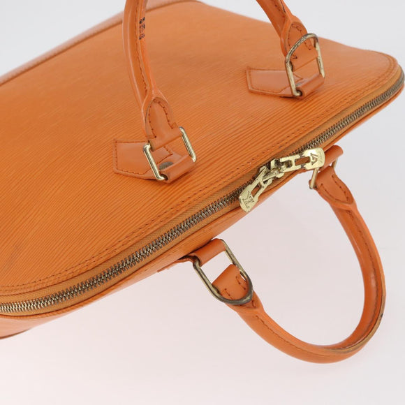 LOUIS VUITTON Epi Alma Hand Bag Orange Mandarin M5214H LV Auth mr2163