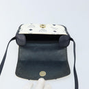 MCM Vicetos Logogram Shoulder Bag PVC Leather White Gold Auth mr2164-16