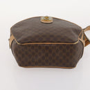 CELINE Macadam Canvas Clutch Bag PVC Leather 2 Set Brown Black Auth mr2165-15