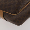 CELINE Macadam Canvas Clutch Bag PVC Leather 2 Set Brown Black Auth mr2165-16