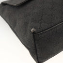 GUCCI GG Canvas Shoulder Bag Black Silver 272351 Auth mr2167-11