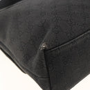 GUCCI GG Canvas Shoulder Bag Black Silver 272351 Auth mr2167-13
