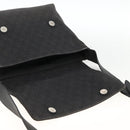 GUCCI GG Canvas Shoulder Bag Black Silver 272351 Auth mr2167-14