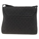GUCCI GG Canvas Shoulder Bag Black Silver 272351 Auth mr2167-3