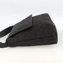 GUCCI GG Canvas Shoulder Bag Black Silver 272351 Auth mr2167-4