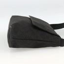 GUCCI GG Canvas Shoulder Bag Black Silver 272351 Auth mr2167-5