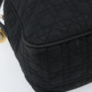 Christian Dior Shoulder Bag Nylon Black Gold Auth mr2173-11