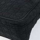 Christian Dior Shoulder Bag Nylon Black Gold Auth mr2173-12