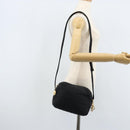 Christian Dior Shoulder Bag Nylon Black Gold Auth mr2173-22